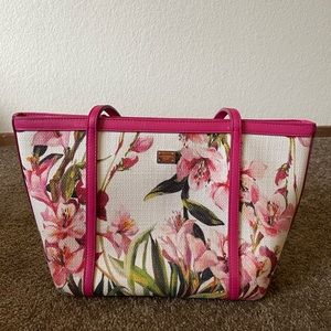 Dolce & Gabbana neverfull style pink floral bag
